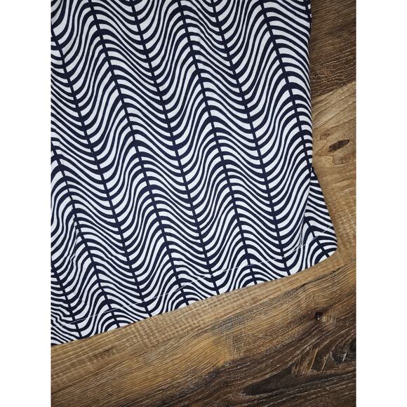 Vintage 90s Guess Jeans USA Men’s Button Up Shirt XL Black White Wavy Stripe Mad - Picture 15 of 16